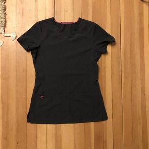 Gray HeartSoul scrub set